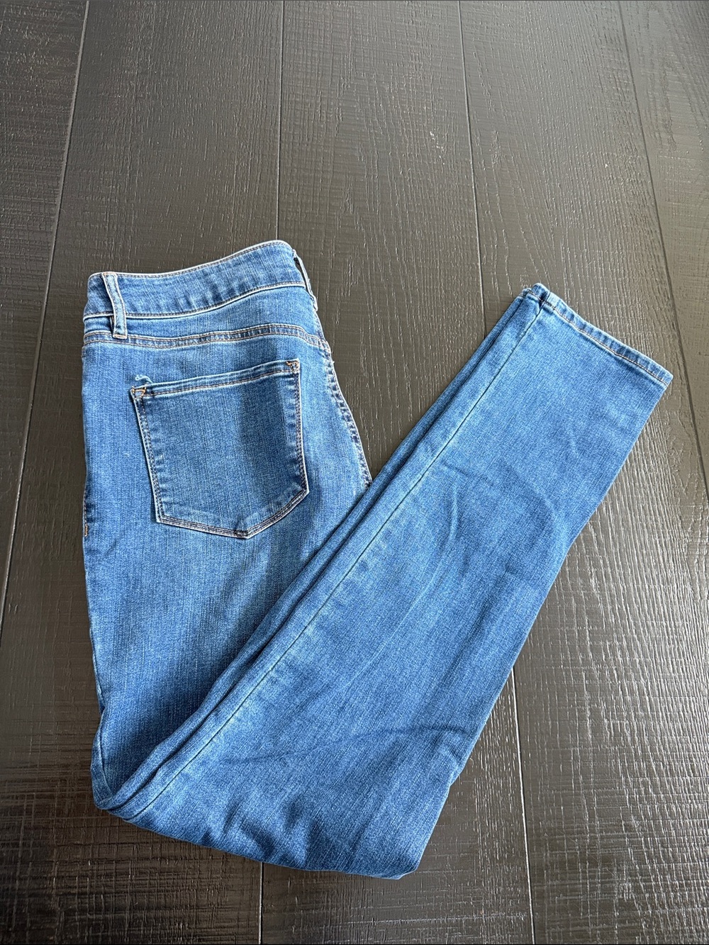 Rewash Skinny Jeans in Blue Denim
